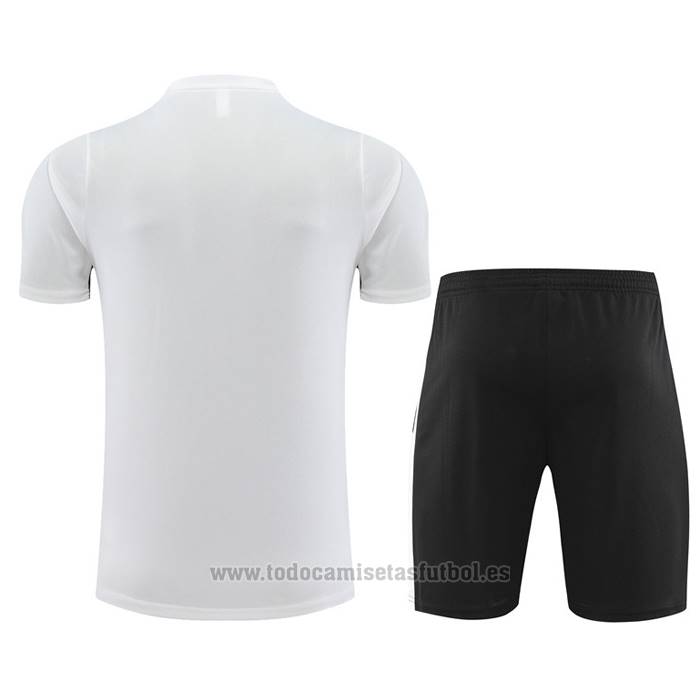 Chandal del Paris Saint-Germain Manga Corta 2023-2024 Blanco - Pantalon Corto